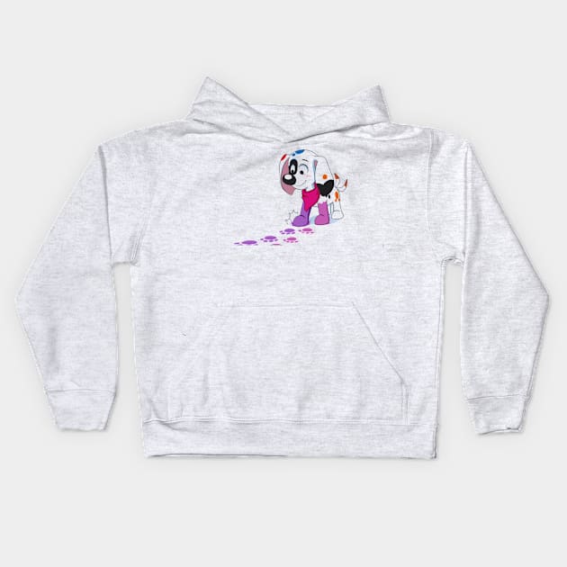 dalmatian 101 new 7 Kids Hoodie by Vidi MusiCartoon